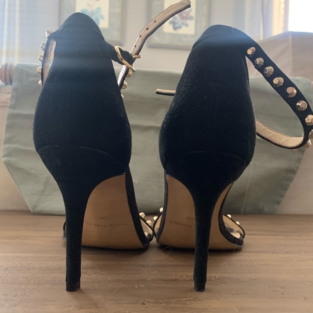 Marc Fisher studded strappy heels size 9 - Picture 3 of 6
